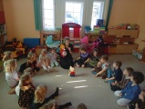 Preventivní program s Terezou u Sluníček a Kuřátek. MŠ Pastelka